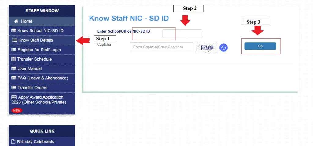 Staff NIC-SD ID